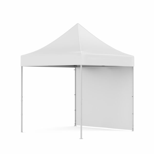 2x2 Baskısız Gazebo Tente (Baskısız Tavan+40'lık Çelik İskelet+1 Adet Baskısız Tam Duvar)