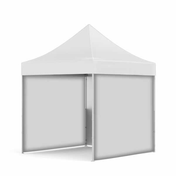 2x2 Baskısız Gazebo Tente (Baskısız Tavan+30'luk Çelik İskelet+3 Adet Baskısız Duvar)