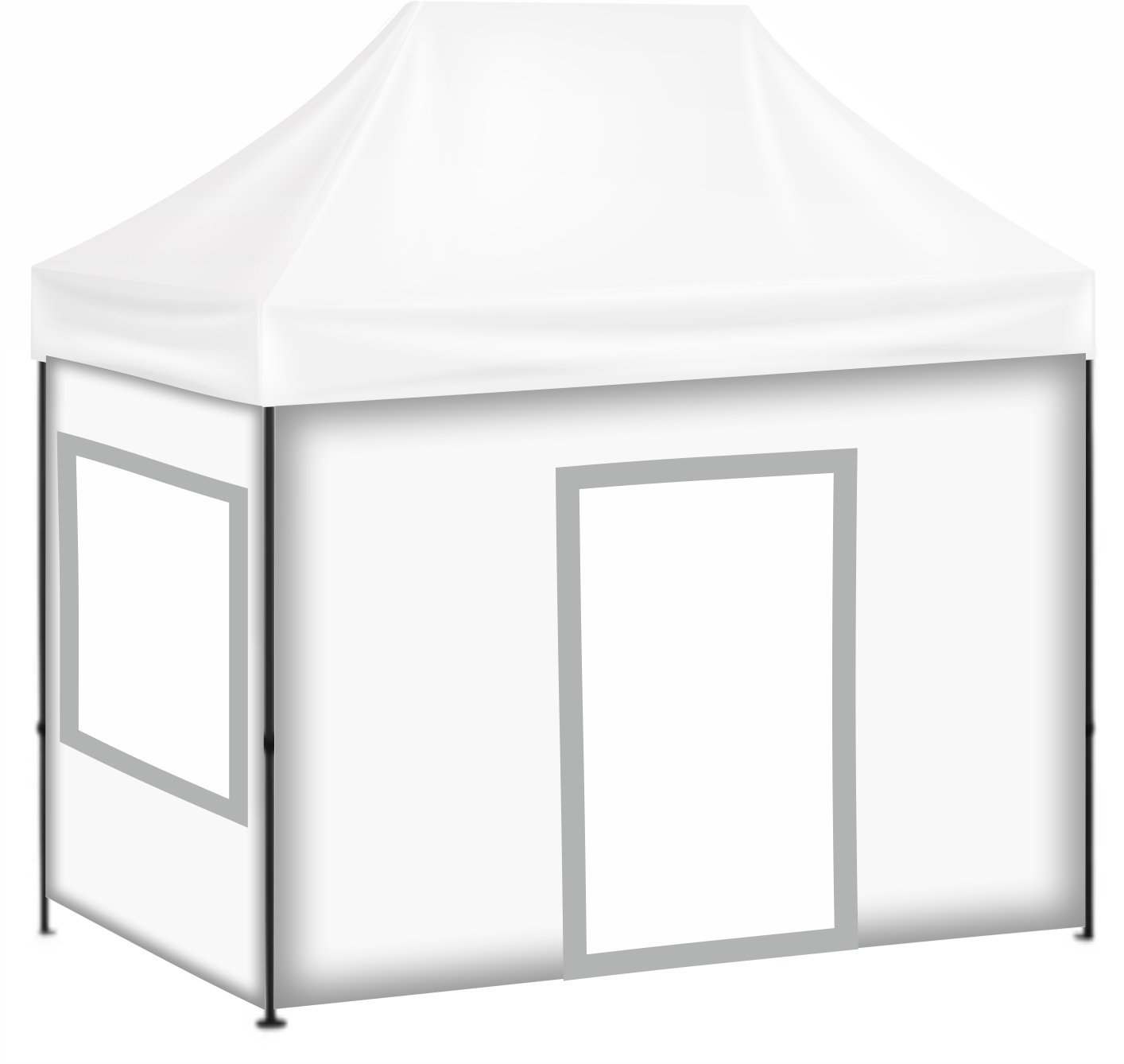 2x3-bnm1.jpgAA_.jpg 2x3 Baskısız Gazebo Tente (Baskısız Tavan+40'lık Çelik İskelet+2 Adet Şeffaf Pencereli Duvar+1 Adet Baskısız Tam Duvar+1 Adet Kapılı Duvar) - Görsel 1