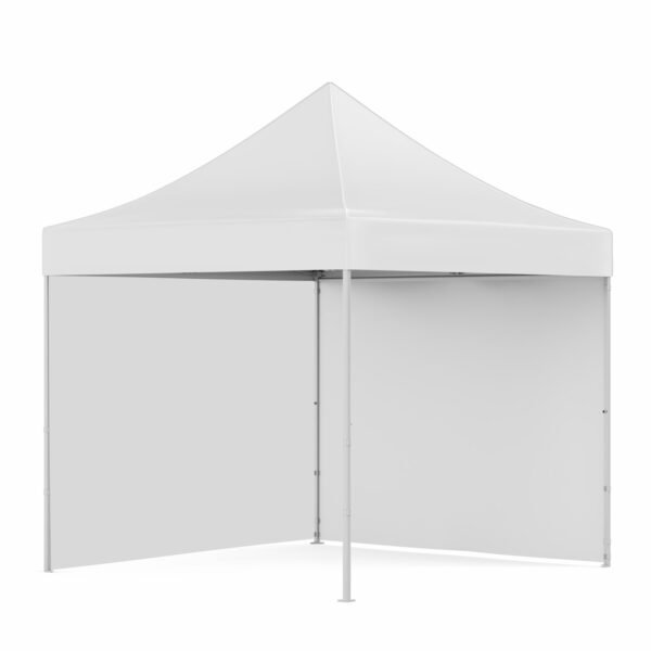 4x4 Baskısız Gazebo Tente (Baskısız Tavan+40'lık Çelik İskelet+2 Adet Baskısız Tam Duvar)
