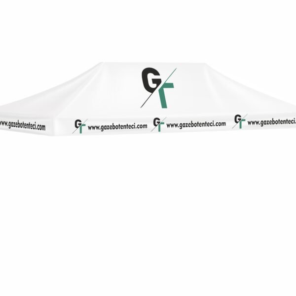 3x6 Baskılı Gazebo Tente (Baskılı Tavan)
