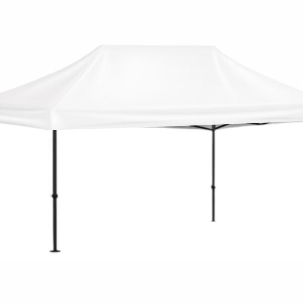 3x6 Baskısız Gazebo Tente (Baskısız Tavan+40'lık Çelik İskelet)
