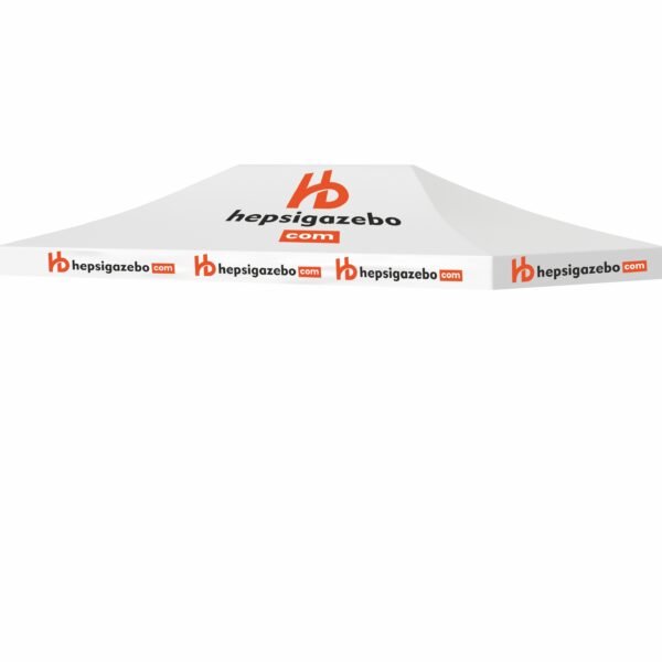 4x8 Baskılı Gazebo Tente (Baskılı Tavan)