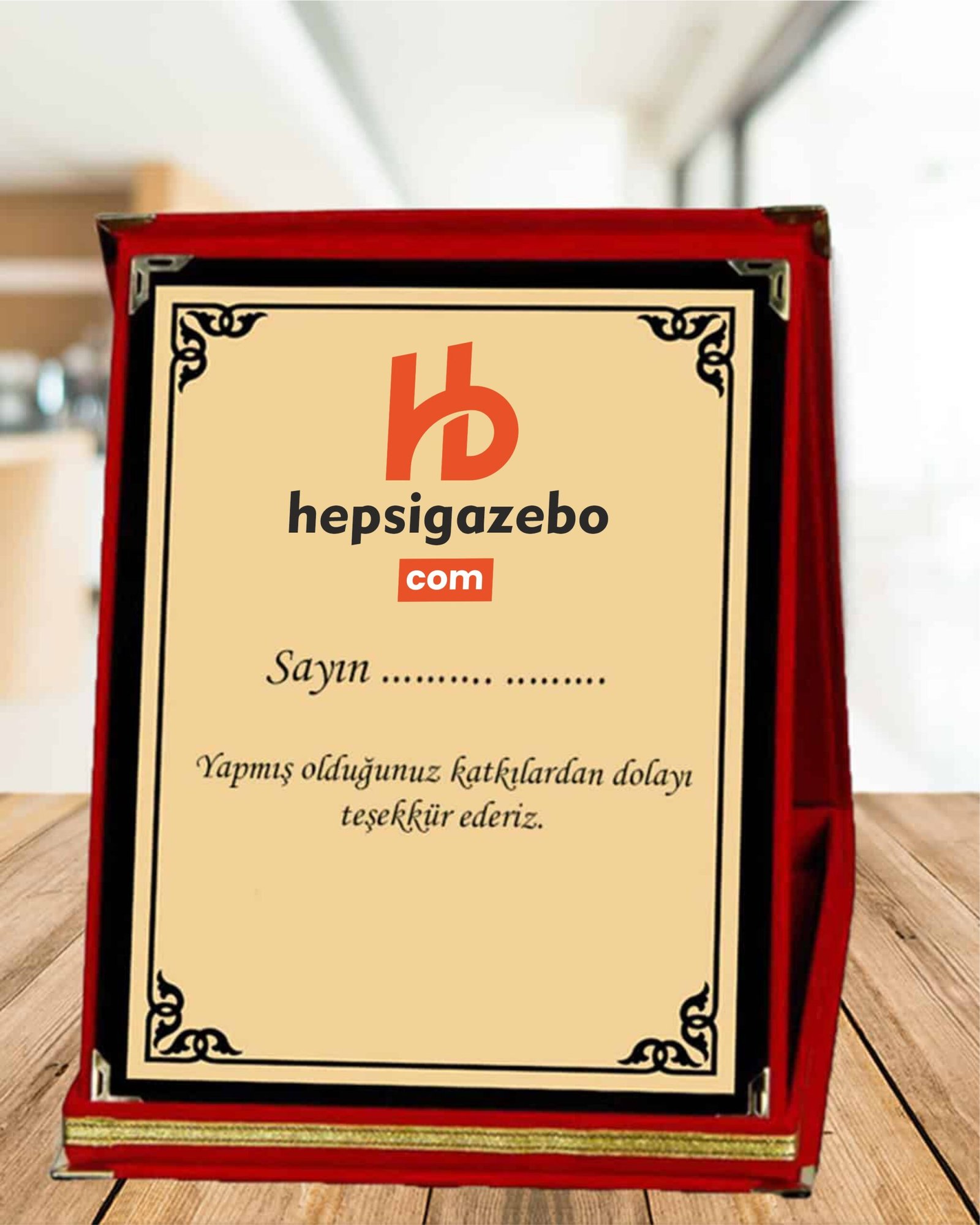 plaket Baskılı Plaket - Görsel 1