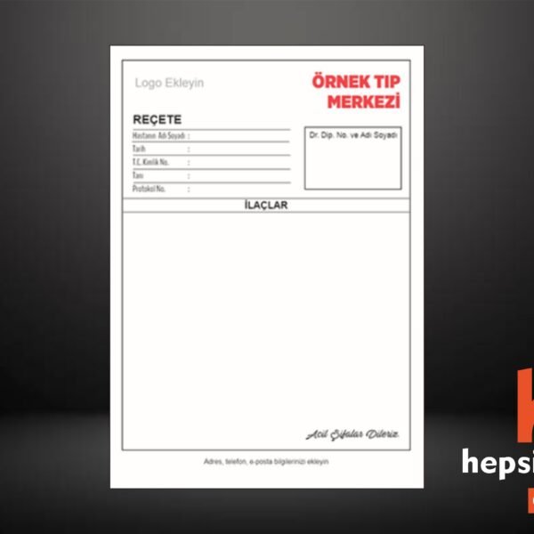 Baskılı Reçete